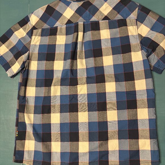 Smart Wool Short Sleeve Button Down w/Reflective Thread - Picture 2 of 4